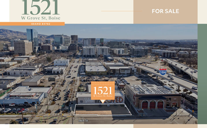 Pictures of Land, Mixed Use property located at 1521 W Grove St, Boise, ID 83702 for sales - image #1