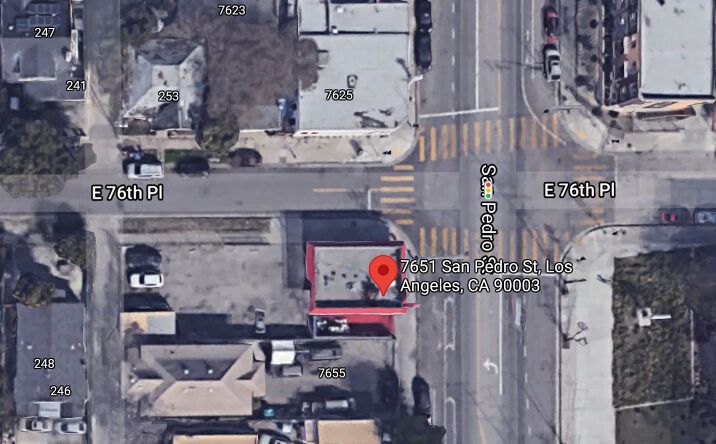 Pictures of Land, Mixed Use property located at 7651 San Pedro St, Los Angeles, CA 90003 for sales - image #1