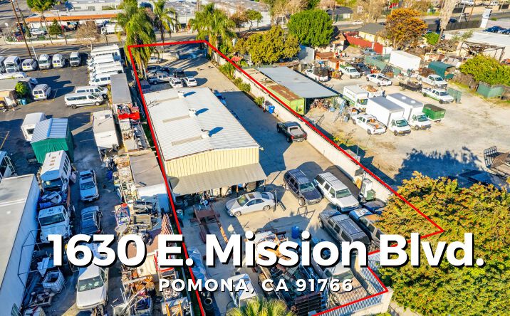 Pictures of Industrial property located at 1630 E Mission Blvd, Pomona, CA 91766 for sales - image #1