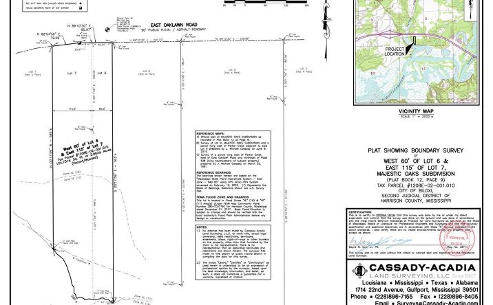 Pictures of Land property located at E Oaklawn Rd, Biloxi, MS 39532 for sales - image #1