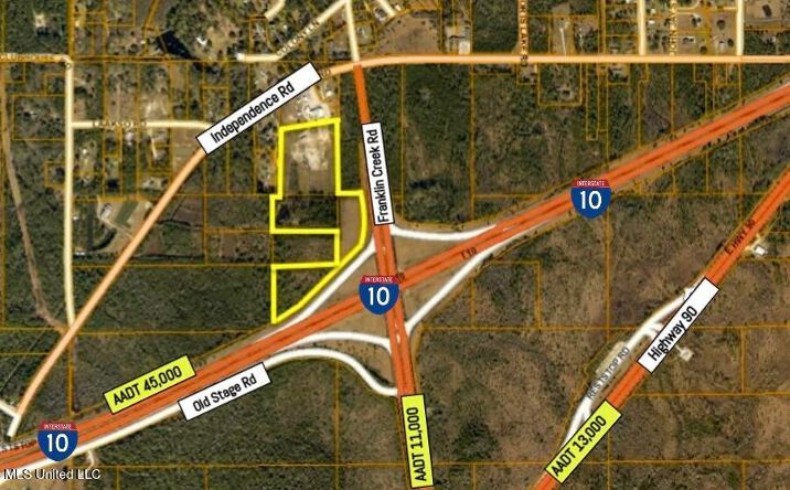 Pictures of Land property located at I-10, Moss Point, MS 39562 for sales - image #1