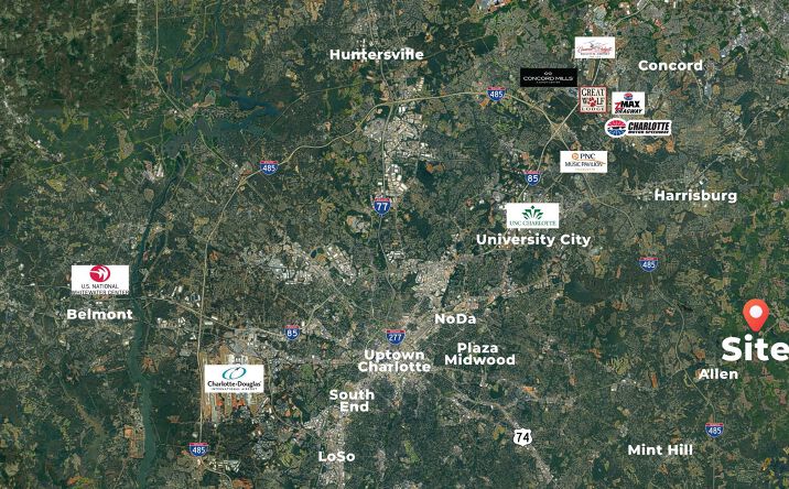 Pictures of Land property located at 15131 Albemarle Rd, Charlotte, NC 28227 for sales - image #1