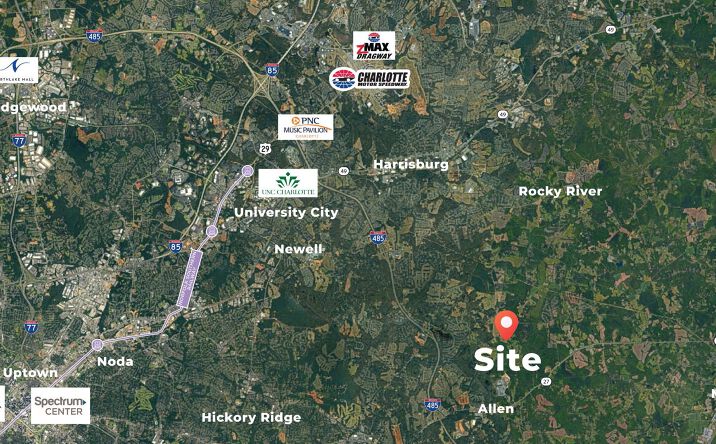 Pictures of Land property located at Lower Rocky River Rd, Concord, NC 28025 for sales - image #1