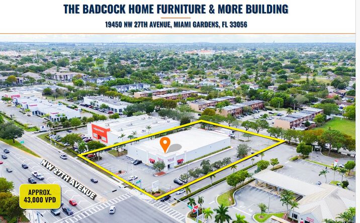 Pictures of Industrial, Retail property located at 19450 NW 27th Ave, Miami Gardens, FL 33056 for sales - image #1