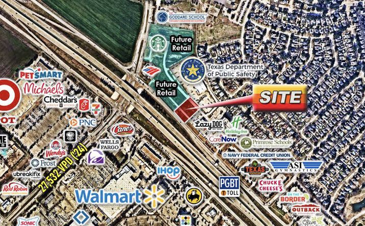 Pictures of Land, Retail property located at NEQ SH 190 & N Garland Ave. Garland, TX, Garland, TX 75040 for sales - image #1