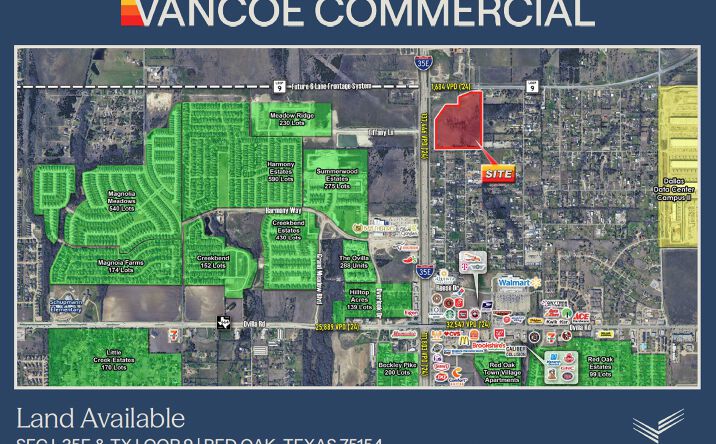 Pictures of Land property located at SEC I-35E & TX Loop 9, Red Oak, TX 75154 for sales - image #1