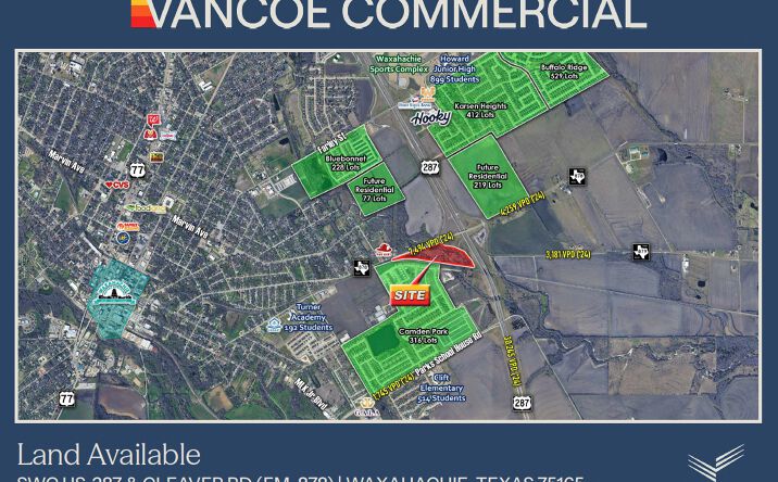Pictures of Land property located at SWC US-287 & Cleaver Rd, Waxahachie, TX 75165 for sales - image #1