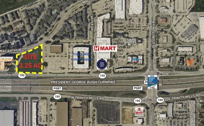 Pictures of Land property located at 1146 W Trinity Mills Rd, Carrollton, TX 75006 for sales - image #1