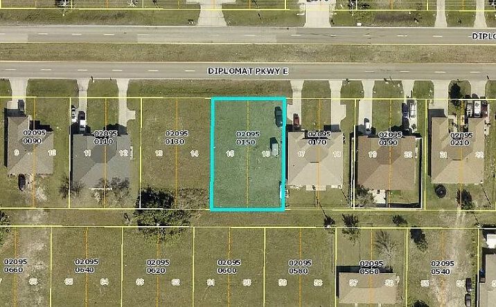 Pictures of Land property located at 1112 Diplomat Pkwy E, Cape Coral, FL 33909 for sales - image #1