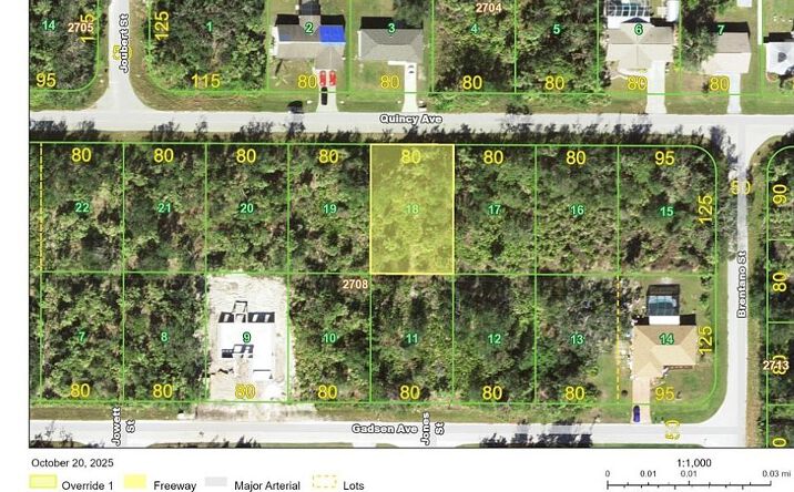 Pictures of Land property located at 17447 Quincy Ave, Port Charlotte, FL 33948 for sales - image #1