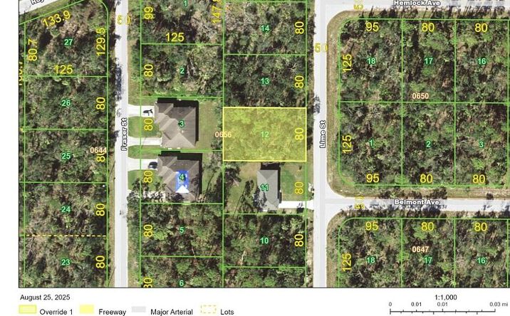 Pictures of Land property located at 2027 Lime St, Port Charlotte, FL 33948 for sales - image #1