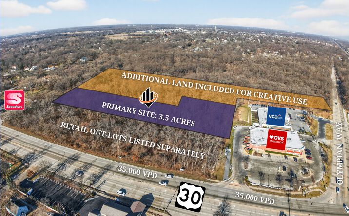 Pictures of Land property located at Olympian Way, Olympia Fields, IL 60461 for sales - image #1
