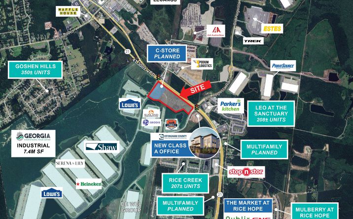 Pictures of Land property located at 1995 Trade Center Blvd, Rincon, GA 31326 for sales - image #1