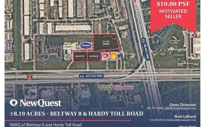 Pictures of Land property located at 729 N Sam Houston Pkwy E, Houston, TX 77060 for sales - image #1