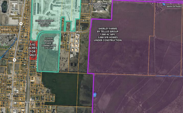 Pictures of Land property located at 505 N Sherley Rd, Anna, TX 75409 for sales - image #1
