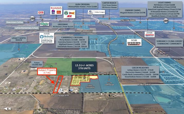 Pictures of Land, Mobile Home Park property located at 1407 Shelby Ln, Celina, TX 75009 for sales - image #1