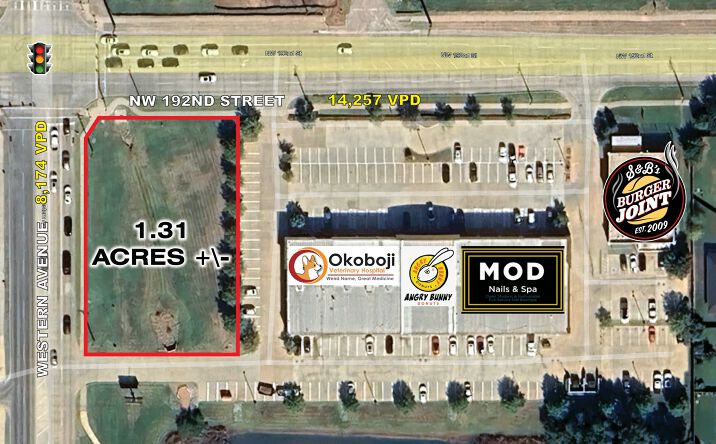 Pictures of Land property located at 19218 N Western Ave, Edmond, OK 73012 for sales - image #1
