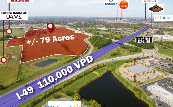 Pictures of Land property located at W Pleasant Grove Rd, Rogers, AR 72758 for sales - image #1