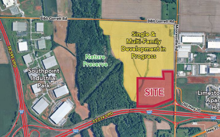 Pictures of Land, Retail property located at 1-565 & Mooresville Road, Huntsville, AL, Huntsville, AL 35671 for sales - image #1