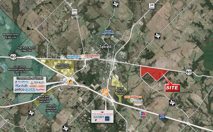Pictures of Land property located at 3591 US-80 Terrel, Terrell, TX 75161 for sales - image #1