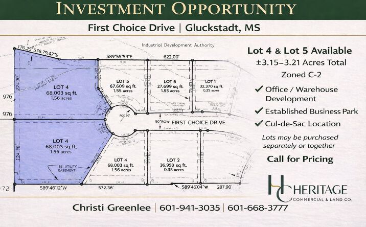 Pictures of Industrial, Land, Office property located at Choice Dr. Madison, MS, Madison, MS 39110 for sales - image #1