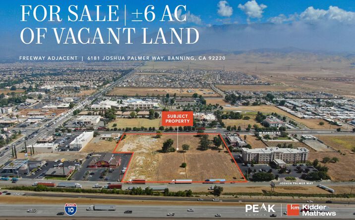 Pictures of Land property located at 6181 Joshua Palmer Wy, Banning, CA 92220 for sales - image #1