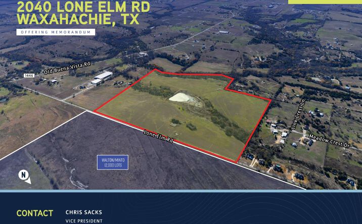 Pictures of Land property located at 2040 Lone Elm Rd, Waxahachie, TX 75167 for sales - image #1