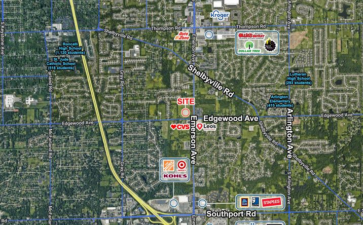 Pictures of Land property located at 5820 S Emerson Ave, Indianapolis, IN 46237 for sales - image #1