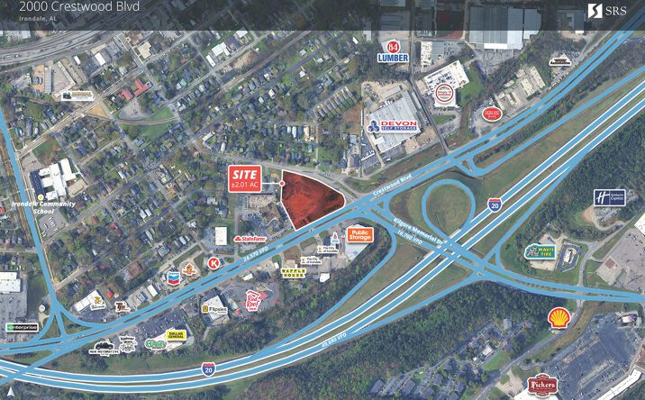 Pictures of Land property located at 2000 Crestwood Blvd, Irondale, AL 35210 for sales - image #1