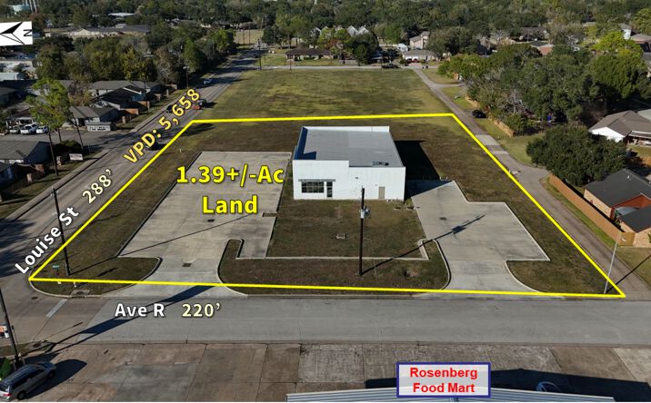 Pictures of Land, Retail property located at 1931 Louise St, Rosenberg, TX 77471 for sales - image #1