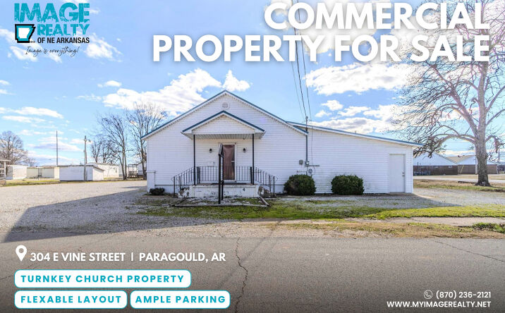 Pictures of Special Purpose property located at 304 E Vine St, Paragould, AR 72450 for sales - image #1