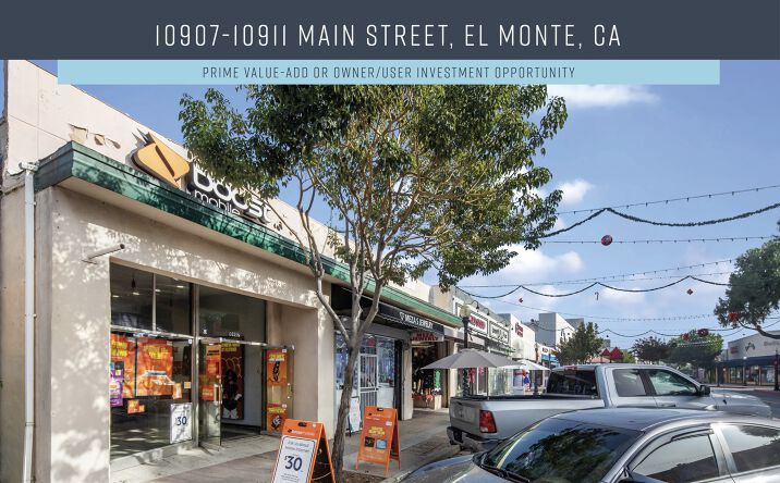 Pictures of Retail property located at 10907 Main St, El Monte, CA 91731 for sales - image #1