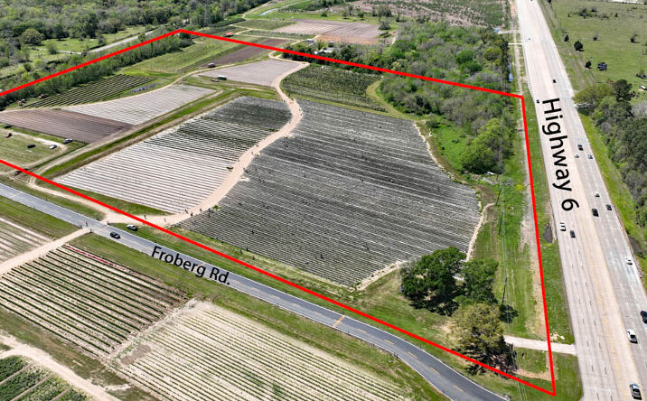 Pictures of Industrial, Land property located at SWC Highway 6 and Froberg Road, Alvin, TX 77511 for sales - image #1