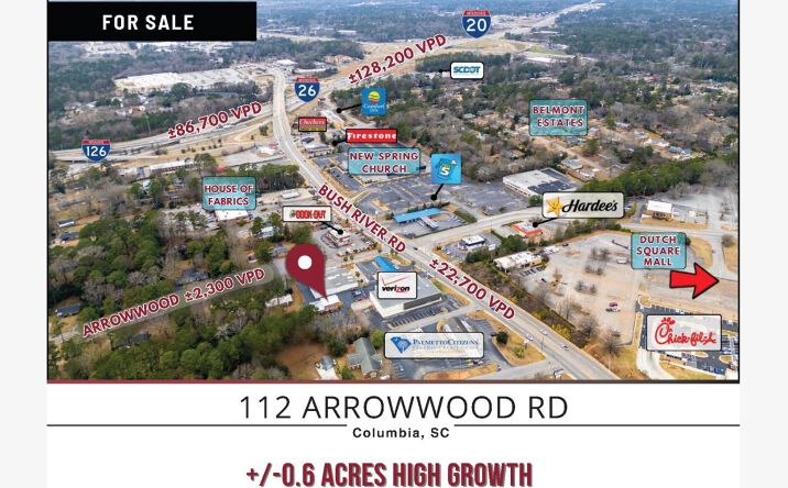 Pictures of Mixed Use, Office property located at 112 Arrowwood Rd, Columbia, SC 29210 for sales - image #1