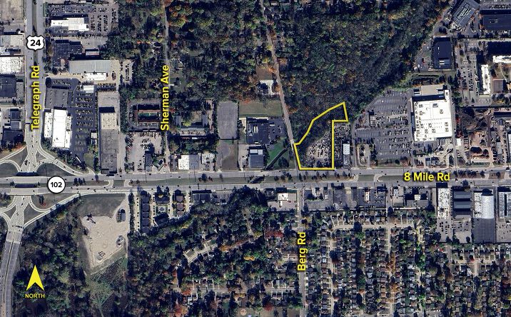 Pictures of Land property located at Berg Rd, Southfield, MI 48033 for sales - image #1