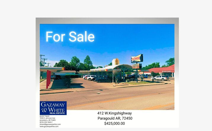 Pictures of Retail property located at 412 W Kingshighway, Paragould, AR 72450 for sales - image #1