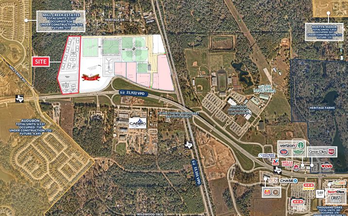 Pictures of Land property located at NWQ of FM 1488 and SH 149, Magnolia, TX 77384 for sales - image #1