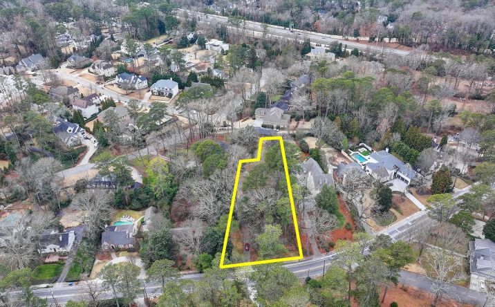 Pictures of Land property located at 3928 Wieuca Rd NE, Atlanta, GA 30342 for sales - image #1