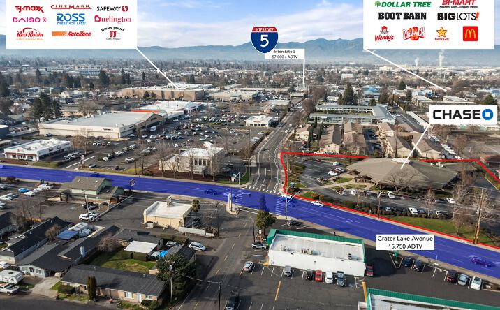 Pictures of Office, Retail property located at 601 Crater Lake Ave, Medford, OR 97504 for sales - image #1