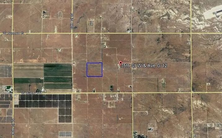 Pictures of Land property located at 75 Vac 75 Stw Vic Ave #G8-4, Lancaster, CA 93536 for sales - image #1