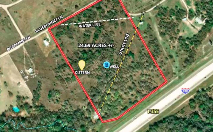 Pictures of Land property located at Bluebonnet Lane, Milford, TX 76670 for sales - image #1