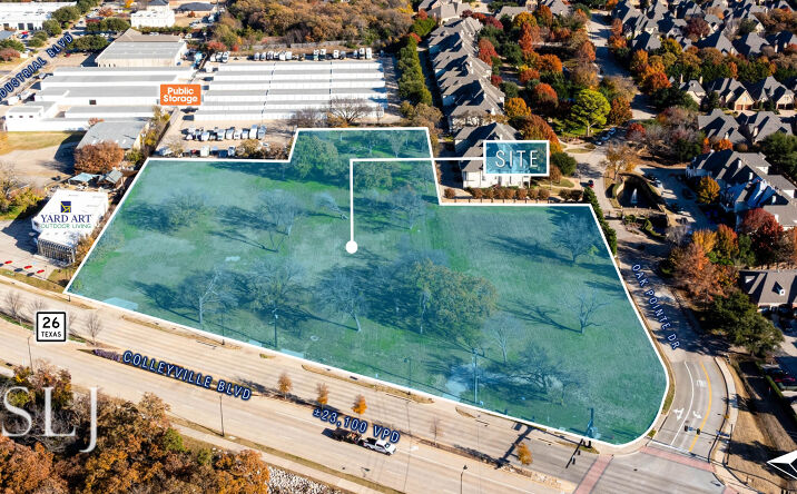 Pictures of Land property located at 6255-6301 Colleyville Blvd & 1801 Industrial Blvd, Colleyville, TX 76034 for sales - image #1