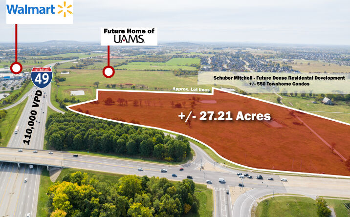 Pictures of Land property located at West Pleasant Grove Road, Rogers, AR 72758 for sales - image #1