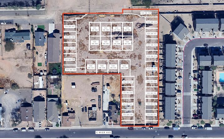 Pictures of Land property located at 2854 E Wier Ave, Phoenix, AZ 85040 for sales - image #1