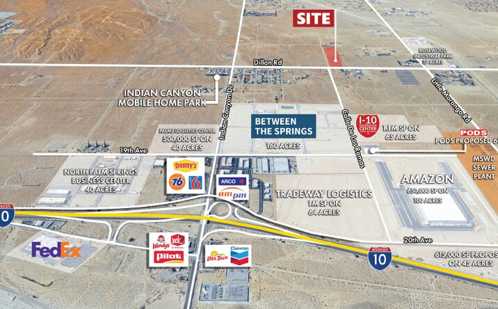 Pictures of Land property located at Dillon Rd, Desert Hot Springs, CA 92240 for sales - image #1