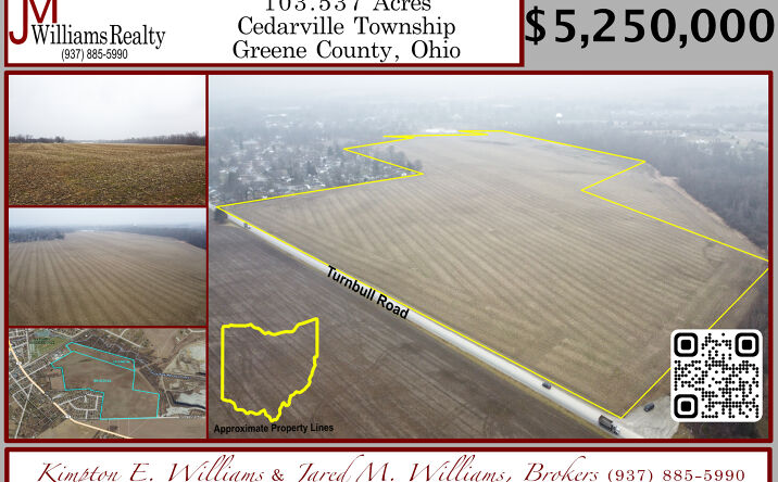Pictures of Land property located at 3448 Turnbull Rd, Cedarville, OH 45314 for sales - image #1