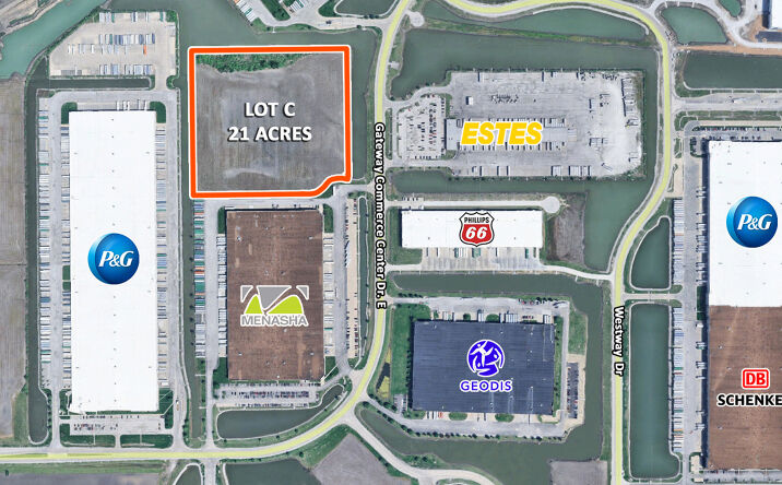Pictures of Land property located at Gateway Commerce Center Dr. E, Edwardsville, IL 62025 for sales - image #1