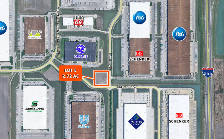 Pictures of Land property located at Inner Park Dr And Westway Dr, Edwardsville, IL 62025 for sales - image #1