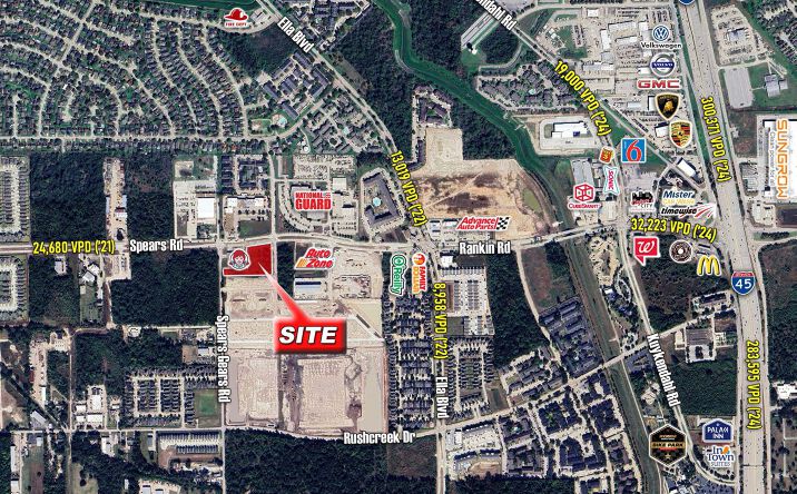 Pictures of Retail, Land property located at SEQ of Rankin Rd & Spears-Gears Rd, Houston, TX 77067 for sales - image #1