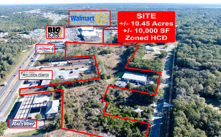 Pictures of Land, Self Storage property located at 6148 Old Bagdad Hwy, Milton, FL 32583 for sales - image #1